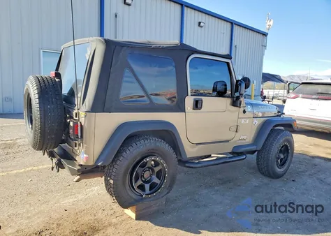 2004 Jeep Wrangler X из США, поврежденный, VIN 1J4FA39S34P736693